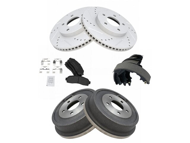 Brake Pad Rotor Shoe Drum Kit - 2006 Pontiac Torrent - TRQ 18627-02631865