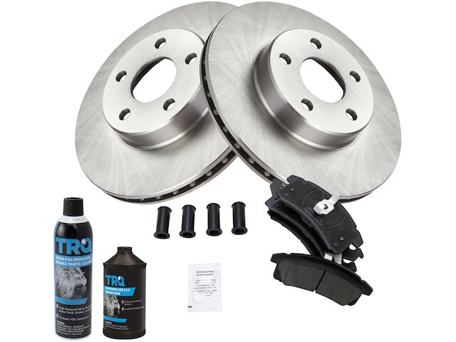 Front Brake Pad and Rotor Kit - 1990-1995 Pontiac Grand Am - TRQ 4702-02659677