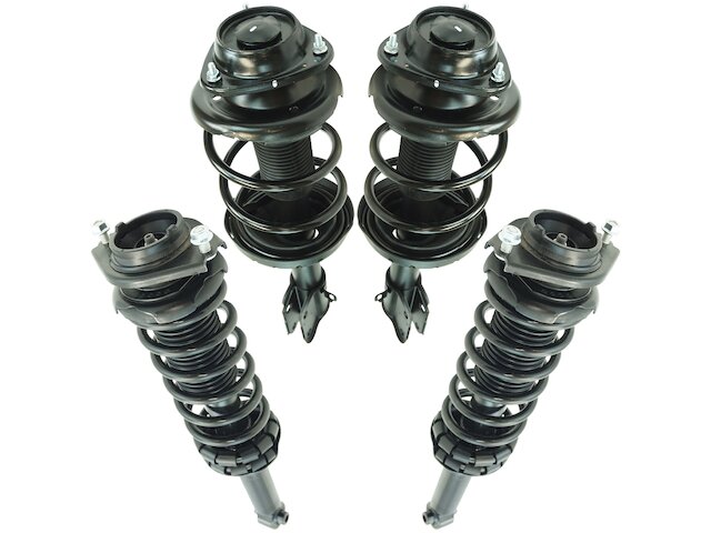 Front and Rear Strut and Coil Spring Assembly Set 4 Piece - 2010-2012 Subaru Outback - TRQ 96048-02666841