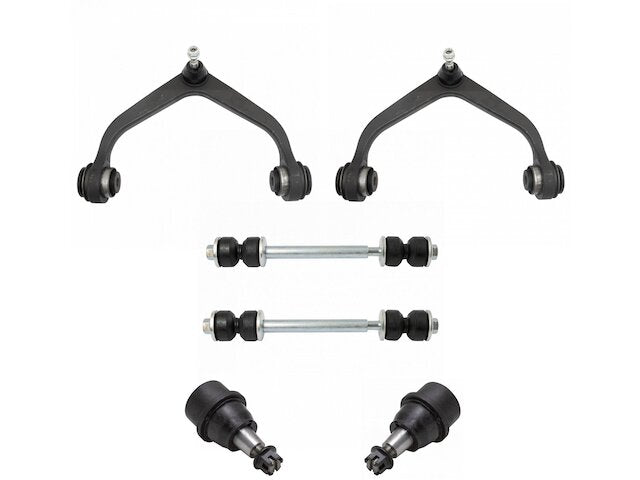 Front Control Arm Ball Joint Sway Bar Link Kit 6 Piece - 2011-2019 Chevrolet Silverado 2500 HD - TRQ 96711-02670052