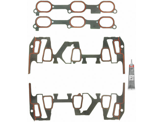Lower and Upper Intake Manifold Gasket Set - 2000-2003 Chevrolet Monte Carlo 3.4L V6 - Felpro 3555-02672111