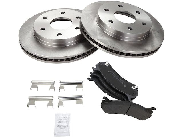 Front Brake Pad and Rotor Kit - 1999-2006 Chevrolet Silverado 1500 - TRQ 3691-02694332