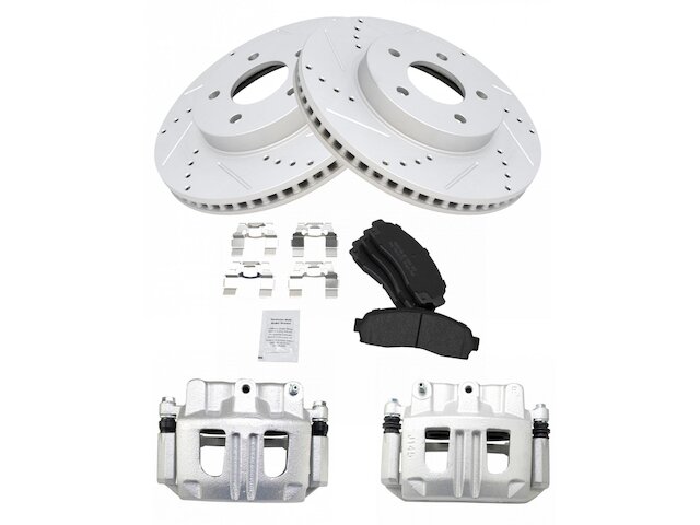 Front Brake Pad Rotor and Caliper Set - 2005-2006 Chevrolet Equinox - TRQ 18225-02701408