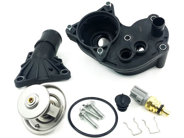 Engine Coolant Thermostat Housing Assembly - 2001-2005 Ford Explorer Sport Trac - Replacement 18628-02708352