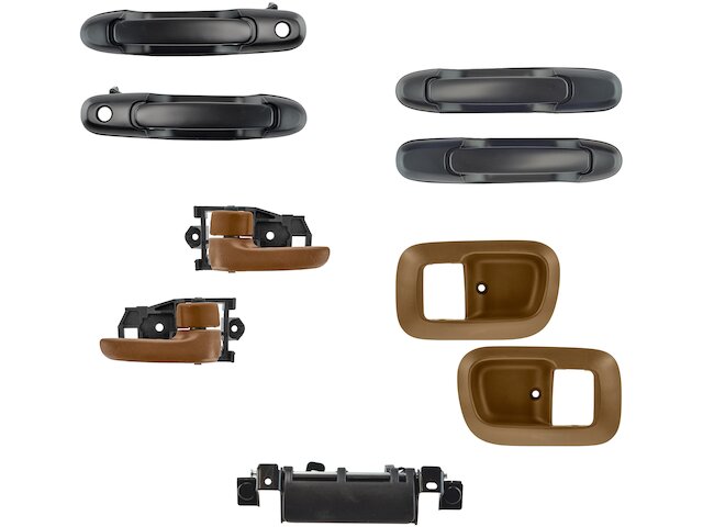 Door Handle Set 9 Piece - 1998-2003 Toyota Sienna - TRQ 8128-02712321
