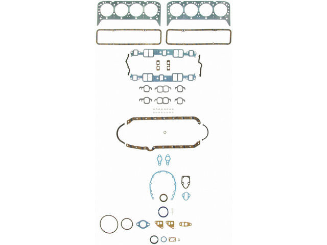 Engine Complete Overhaul Gasket Set - 1977-1979 Pontiac Firebird 5.0L V8 - Felpro 4654-02725077