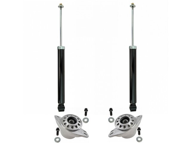 Rear Shock Absorber and Shock Mount Kit 4 Piece - 1999-2005 Volkswagen Jetta Sedan - TRQ 7447-02726250