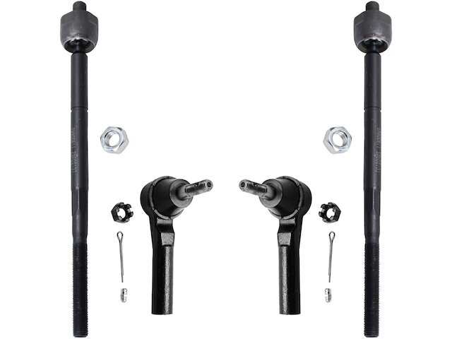 Front Inner and Outer Tie Rod End Set - 4 Piece - 2009-2018 Dodge Journey - Detroit Axle 29869-02728997