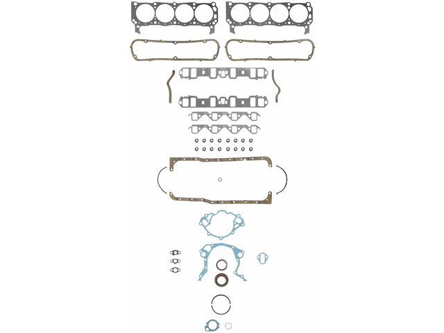 Engine Gasket Set - 1977-1979 Ford F100 5.8L V8 VIN H Windsor 2BBL - Felpro 5275-02765986