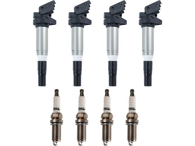 Ignition Coil and Spark Plug Kit 12 Piece - 2010 BMW 528i xDrive - TRQ 30443-02766481