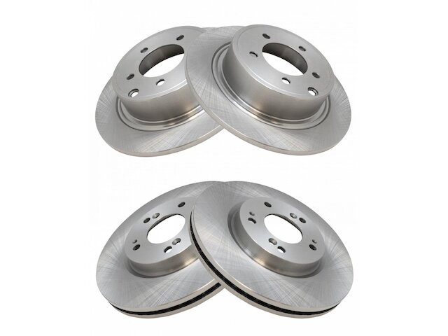 Front and Rear Brake Rotor Set 4 Piece - 2011-2014 Chrysler 200 - TRQ 97026-02771447