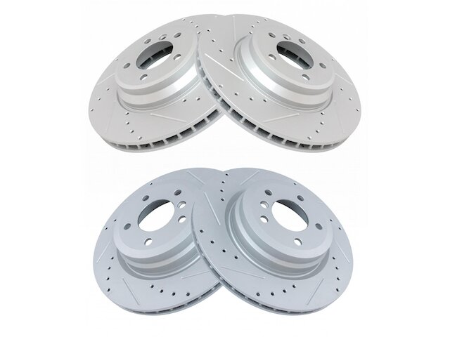 Brake Rotor Set 4 Piece - 2009-2011 BMW 335d - TRQ 30049-02793221