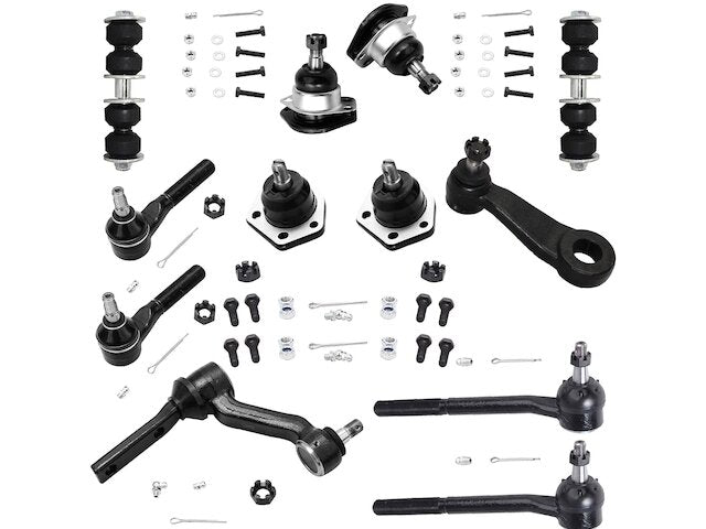 Front Ball Joint Sway Bar Link Tie Rod End Kit - 1998-2004 Chevrolet S10 - Detroit Axle 3683-02815042