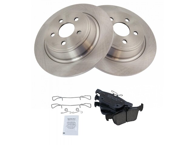 Rear Brake Pad and Rotor Kit - 2015-2021 Ford Edge - TRQ 131042-02816048