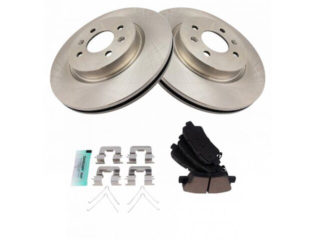 Front Brake Pad and Rotor Kit - 2019-2020 Hyundai Accent - TRQ 146660-02819804