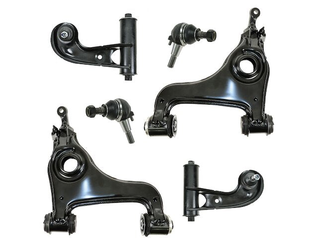 Front Control Arm and Ball Joint Kit 6 Piece - 1996-2002 Mercedes E320 Base - TRQ 6393-02822718