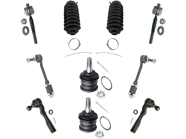 Front Ball Joint Sway Bar Link Tie Rod End Kit - 2003-2007 Toyota Sequoia - Detroit Axle 8208-02835000