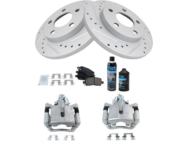 Rear Brake Pad Rotor and Caliper Set - 2005-2009 Buick LaCrosse - TRQ 18286-02836847