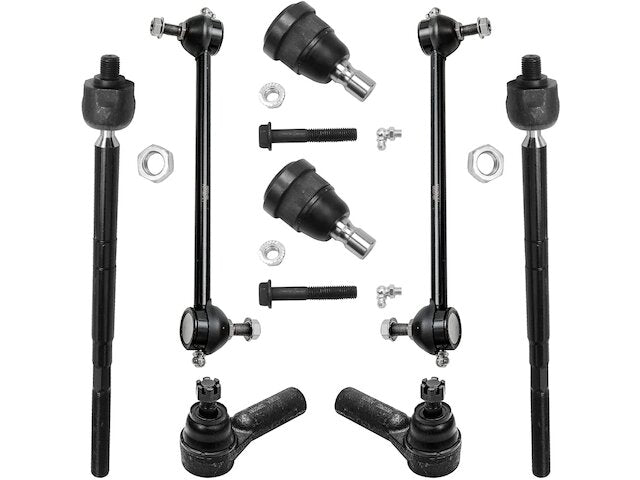 Front Ball Joint Sway Bar Link Tie Rod End Kit - 2001-2004 Mazda Tribute - Detroit Axle 8549-02892664