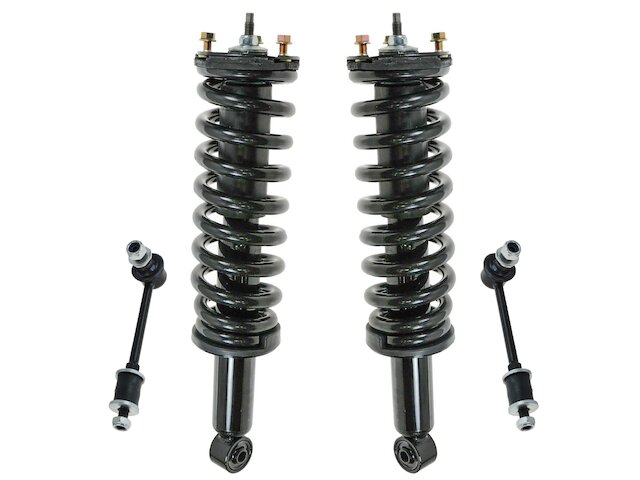Front Strut Coil Spring and Sway Bar Link Kit - 4 Piece - 1996-2002 Toyota 4Runner - TRQ 7919-02899953