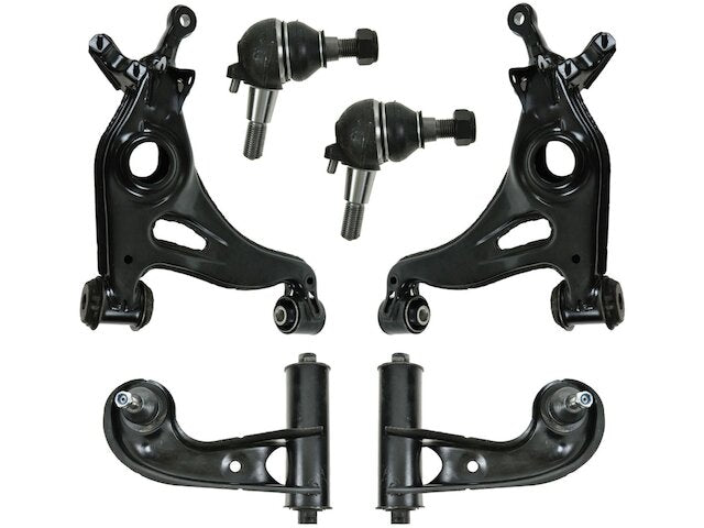 Front Control Arm and Ball Joint Kit 6 Piece - 1994-1996 Mercedes C220 - TRQ 6321-02922796