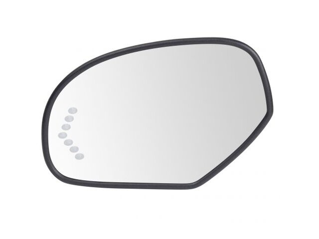 Left Door Mirror Glass - 2007-2010 GMC Sierra 2500 HD - TRQ 19112-02931820