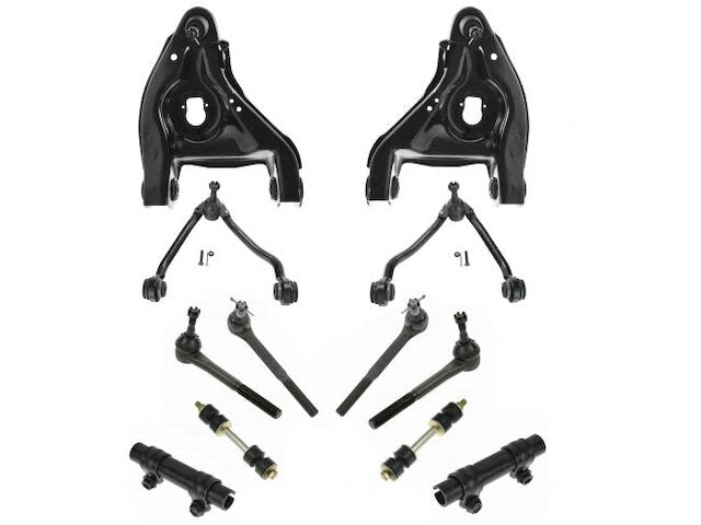 Front Control Arm Ball Joint Tie Rod and Sway Bar Link Kit 12 Piece - 1996-2002 Chevrolet Express 2500 - TRQ 3289-02940056