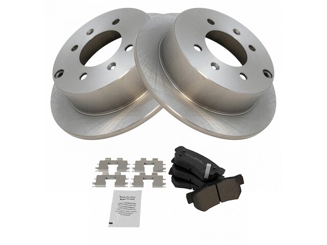 Rear Brake Pad and Rotor Kit - 1999-2005 Hyundai Sonata - TRQ 171-02949018