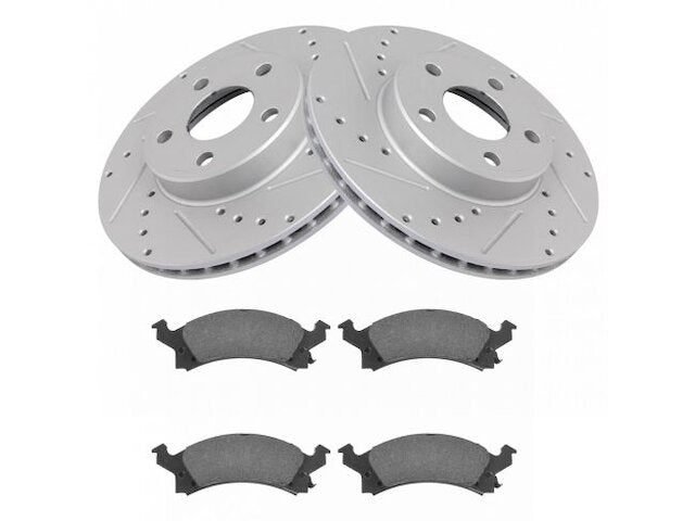Front Brake Pad and Rotor Kit - 1995-2005 Pontiac Sunfire - TRQ 4799-02969590