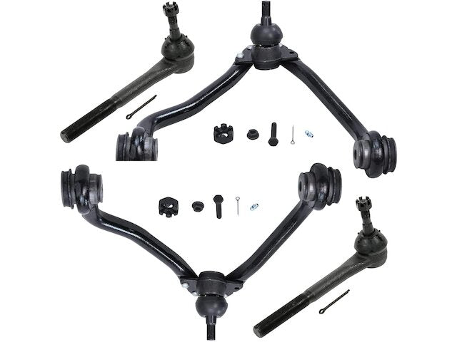 Front Control Arm and Tie Rod End Kit - 1996-2002 Chevrolet Express 3500 - Detroit Axle 3313-02984974