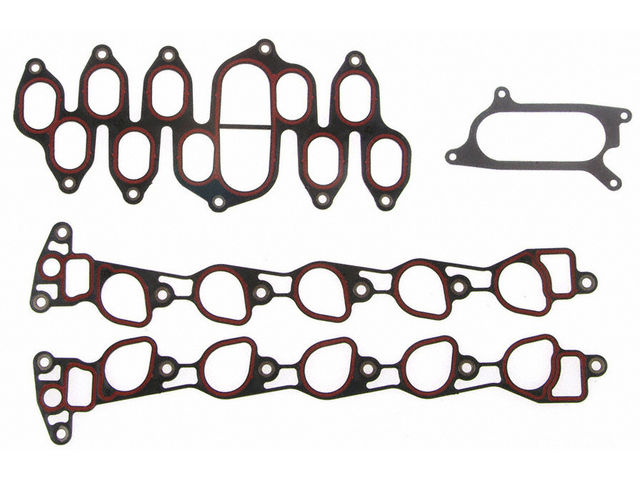 Lower and Upper Intake Manifold Gasket Set - 1997-1998 Ford E350 Econoline Club Wagon 6.8L V10 - Felpro 5200-07023291