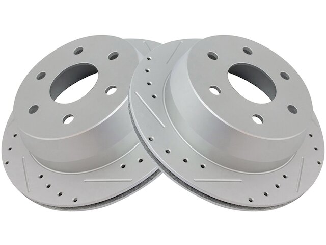 Rear Brake Rotor Set 2 Piece - 2002 Cadillac Escalade AWD - TRQ 2853-07059043