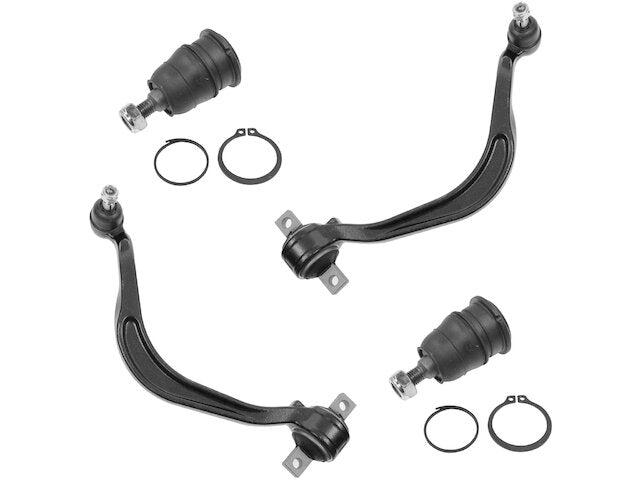 Front Control Arm and Ball Joint Kit 4 Piece - 1995-2000 Chrysler Sebring Coupe - TRQ 1547-07077146