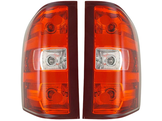 Tail Light Assembly Set 2 Piece - 2012-2014 GMC Sierra 2500 HD - DIY Solutions 118728-07100775