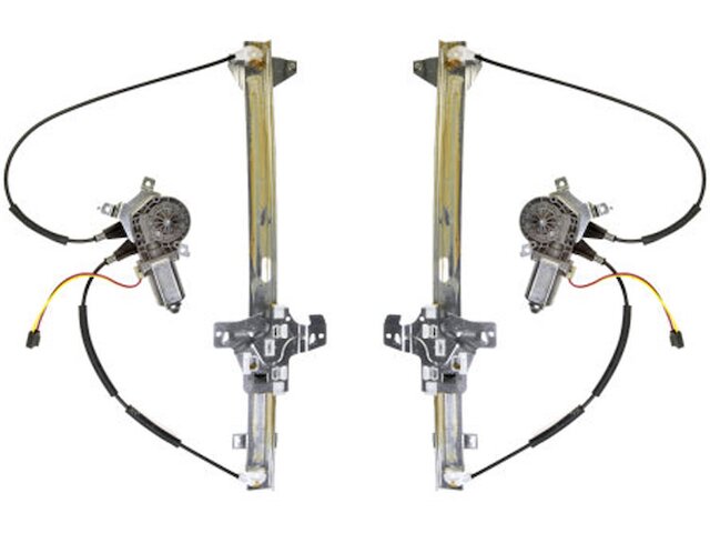 Front Window Regulator and Motor Kit 2 Piece - 1999-2014 Ford E350 Super Duty - TRQ 137342-07114245