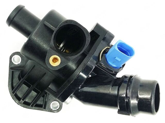 Engine Coolant Thermostat Housing Assembly with Thermostat and Sensor - Upper and Lower - 2002-2005 Audi A4 Quattro 1.8L 4-Cylinder - SKP 7481-07133528