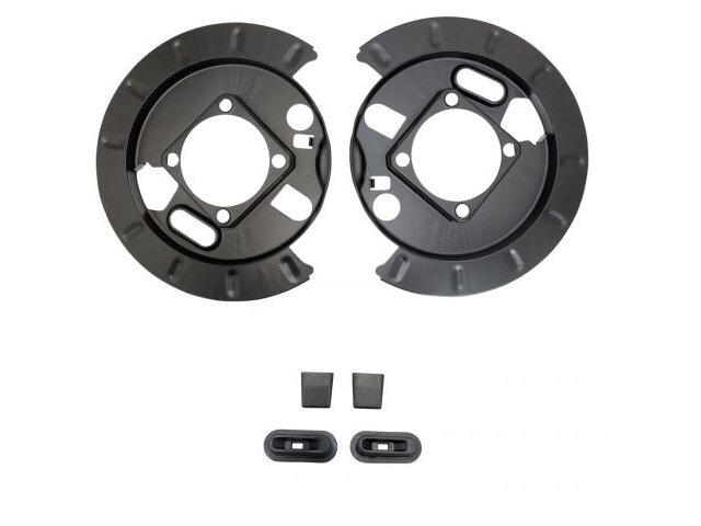 Rear Brake Backing Plate 2 Piece Set - 1999-2006 GMC Sierra 1500 - TRQ 4254-07145853