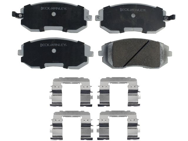 Front Brake Pad Set - 2002-2010 Subaru Impreza - Beck Arnley 384-07202159