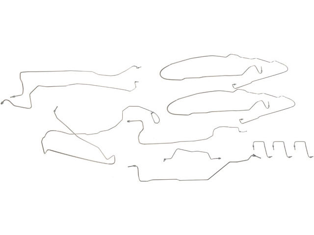 Brake Hydraulic Line Kit - 11 Piece - 2003-2006 Chevrolet Avalanche 1500 with RPO Code JL4 (Active Brake Control) - Dorman 2943-07202776