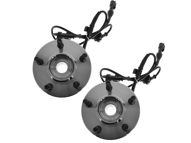 Front Wheel Hub and Bearing Kit - 2 Piece - 1995-2001 Ford Explorer 4WD - TRQ 5257-07326623