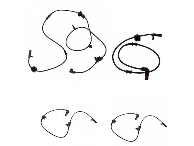 ABS Wheel Speed Sensor Set 4 Piece - 2007-2010 Dodge Charger AWD - DIY Solutions 19108-07347681