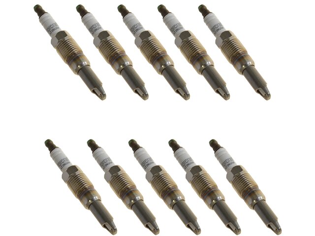 Spark Plug Set 10 Piece - 2005-2008 Ford F350 Super Duty 6.8L V10 - DIY Solutions 18248-07362567