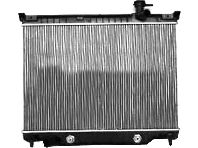 Radiator with Transmission Oil Cooler - 2002-2009 Chevrolet Trailblazer 4.2L 6-Cylinder - TYC 3689-07373298