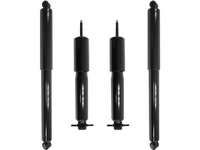 Front and Rear Shock Absorber Kit - 4 Piece - 1998-2011 Ford Ranger RWD (Excludes Models with High Ryder Option) - Unity 5529-07376200