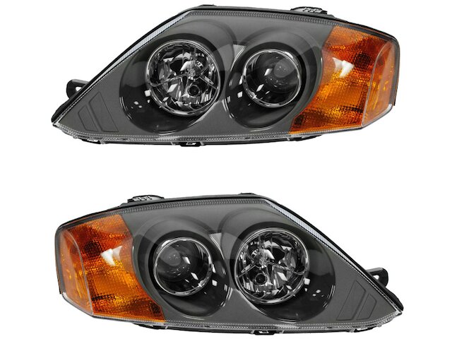 Headlight Assembly Set of 2 - 2003-2004 Hyundai Tiburon - DIY Solutions 199-07387904