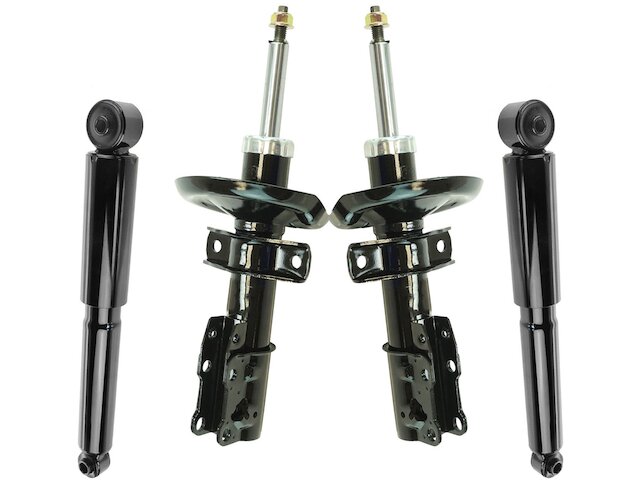 Front and Rear Strut and Shock Absorber Kit - 4 Piece - 2005-2010 Chevrolet Cobalt (with FE1 Soft Ride or FE3 Sport Suspension) - TRQ 18305-07404973