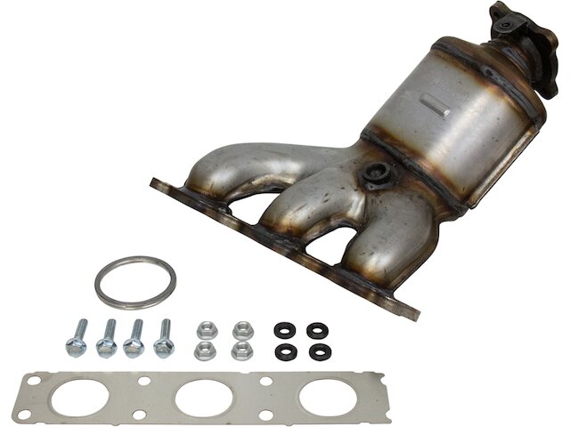 Left Exhaust Manifold with Integrated Catalytic Converter - 2007-2010 Volvo XC90 3.2L 6-Cylinder - DIY Solutions 23988-07405304