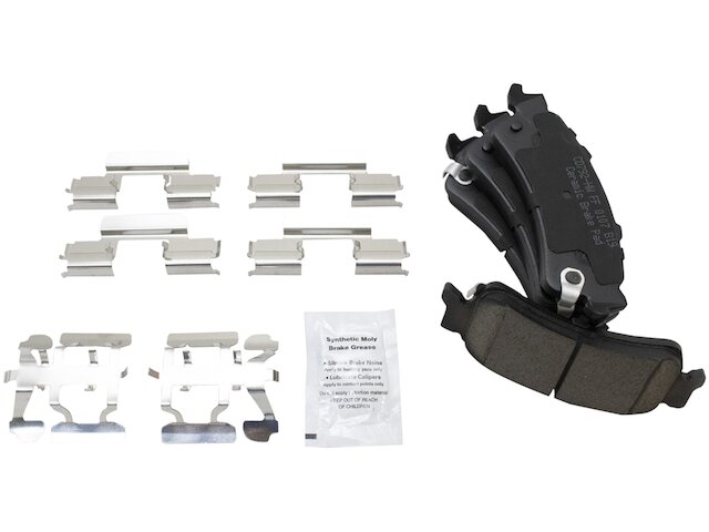 Rear Brake Pad Set - 1999-2006 GMC Sierra 1500 - TRQ 4254-07406585