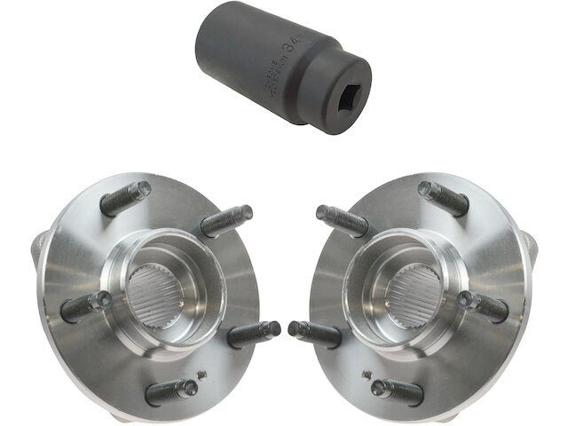 Front Wheel Hub Assembly and Socket Kit - 2003-2005 Chevrolet Monte Carlo - TRQ 3558-07410671