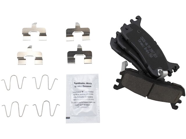 Rear Brake Pad Set - 1994-1997, 1999-2005 Mazda Miata - TRQ 8540-07425096